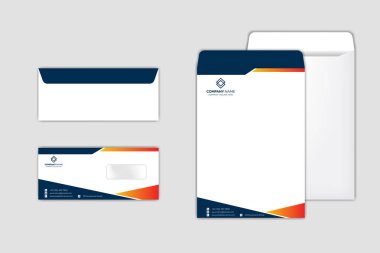Kurumsal Zarf Tasarım Şablonu seti