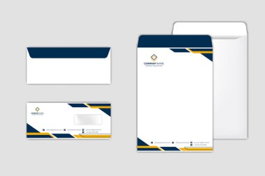 Kurumsal Zarf Tasarım Şablonu seti