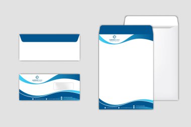 Kurumsal Zarf Tasarım Şablonu seti
