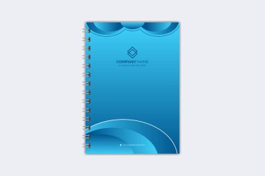 Profesyonel modern yaratıcı defter kapağı şablonu