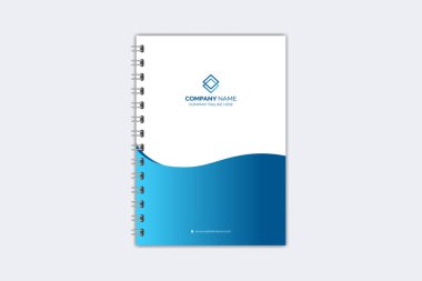 Profesyonel modern yaratıcı defter kapağı şablonu