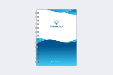 Profesyonel modern yaratıcı defter kapağı şablonu