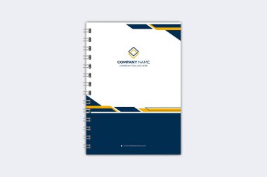 Profesyonel modern yaratıcı defter kapağı şablonu