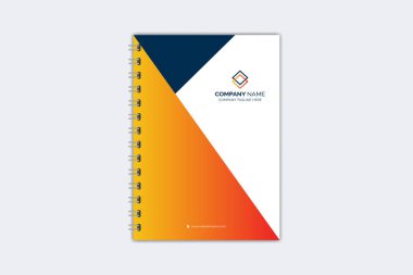 Profesyonel modern yaratıcı defter kapağı şablonu