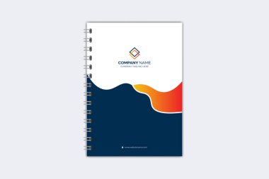 Profesyonel modern yaratıcı defter kapağı şablonu