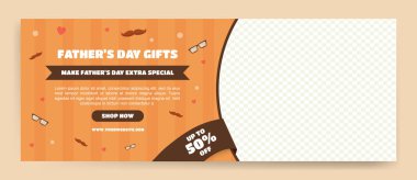 Babalar Günü Hediye Satışları Tanıtım afişi tasarımı