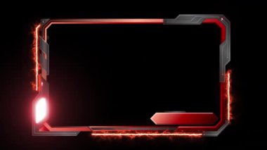 Stream Overlay seğirmesi Oyun Kaplaması şeffaf arkaplan