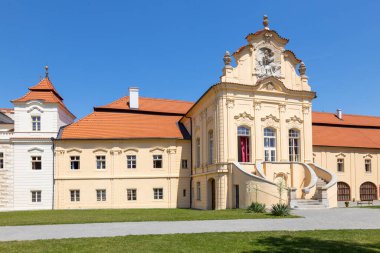 Trcka kalesi ve manastır Zeliv, Vysocina bölgesi, Çek Cumhuriyeti