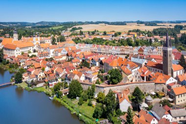 Telc kasabasının tarihi merkezi (UNESCO), Vysocina ilçesi, Çek Cumhuriyeti, Avrupa