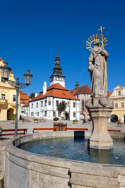 Masaryk Platz Stadt Pelhrimov Bezirk Vysocina Tschechische Republik — Stockfoto