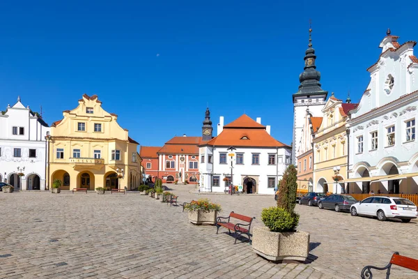 Masaryk Square Pelhrimov Town Vysocina District Czech Republic — Stock Photo, Image