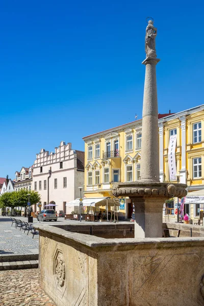 Historical Center Slavonice Town South Bohemia Czech Republic — Stock Photo, Image