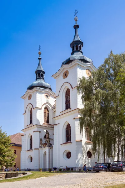 Trcka城と修道院Zeliv Vysocina地区 チェコ共和国 — ストック写真