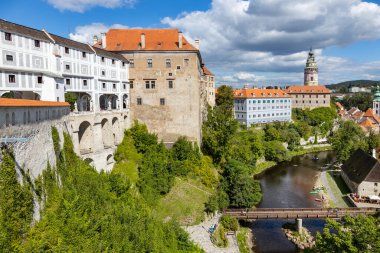 Cesky Krumlov kasabası (Unesco), Güney Bohemya, Çek Cumhuriyeti, Avrupa