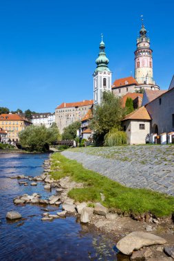 Cesky Krumlov kasabası (Unesco), Güney Bohemya, Çek Cumhuriyeti, Avrupa