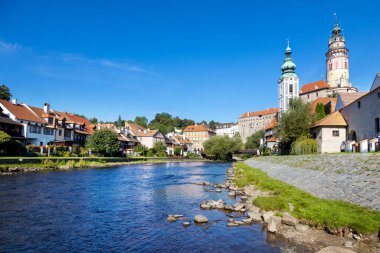 Cesky Krumlov kasabası (Unesco), Güney Bohemya, Çek Cumhuriyeti, Avrupa