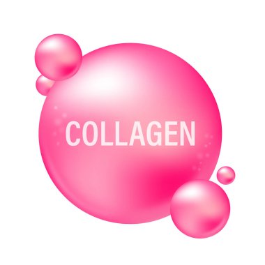 Pembe kolajen kapsül ve üçüncü bileşen ayrılabilir. Güzellik ve Kozmetik İçin Madde.