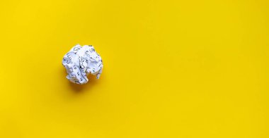 Sarılı kağıt işleri. Fikir ve yaratıcılık. Kopyalama alanı