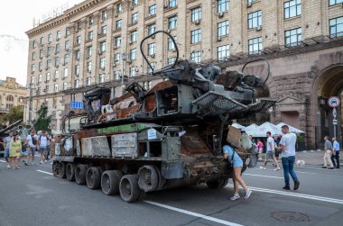 Rus orta menzilli uçaksavar füze sistemi Buk-M Ukrayna Silahlı Kuvvetleri tarafından imha edildi.