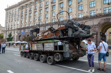 Rus orta menzilli uçaksavar füze sistemi Buk-M Ukrayna Silahlı Kuvvetleri tarafından imha edildi.