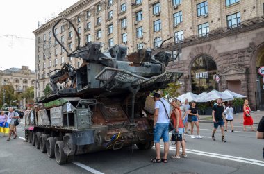 Rus orta menzilli uçaksavar füze sistemi Buk-M Ukrayna Silahlı Kuvvetleri tarafından imha edildi.