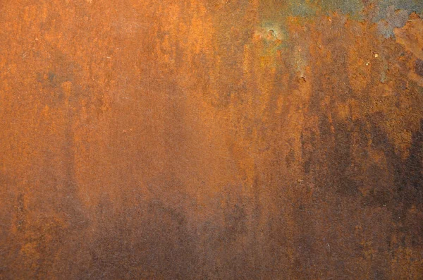 Rusty Metal Grunge Texture Old Sheet Surface Corrosion Background Close — Foto Stock