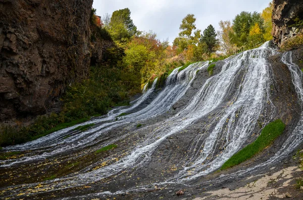 Jermuk Waterfall 70 meters tall named Mermaids Hair considered the most picturesque waterfall in Armenia