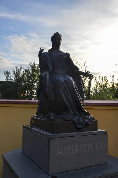 Statue Der Österreichischen Kaiserin Maria Theresia Uschhorod Ukraine — Stockfoto