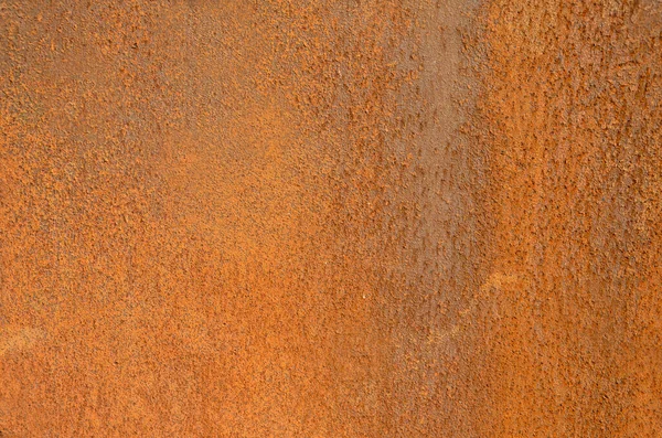 生锈的褐色金属表面 带有氧化钢背景 腐烂的铁质 — 图库照片