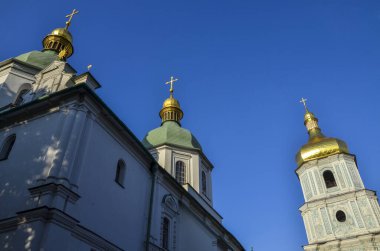 Çan kulesi ve Aziz Sophia Katedrali Kyiv 'in en etkileyici simgelerinden ve Ukrayna' nın hazinelerinden biridir.
