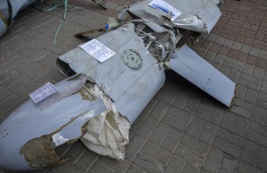 Stratejik seyir füzesi Kh-55SM 'nin (AS-15 Kent-B) merkez bölümünün kalıntıları Ukrayna' da Rus istilacıları kullandı.