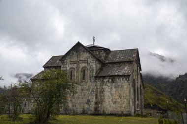 Astvatsatsin (Holy Mother of God) church of the Akhtala Monastery Fortress, one of the unique monuments of Christian history in the Caucasus, Armenia  clipart