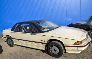 1988 model bej rengi Buick Regal. Güvenilirliği ve düzgün işleyişiyle tanınır. Geleneksel Amerikan lüksüyle daha çağdaş, aerodinamik bir tasarımı harmanlamayı amaçlıyordu.