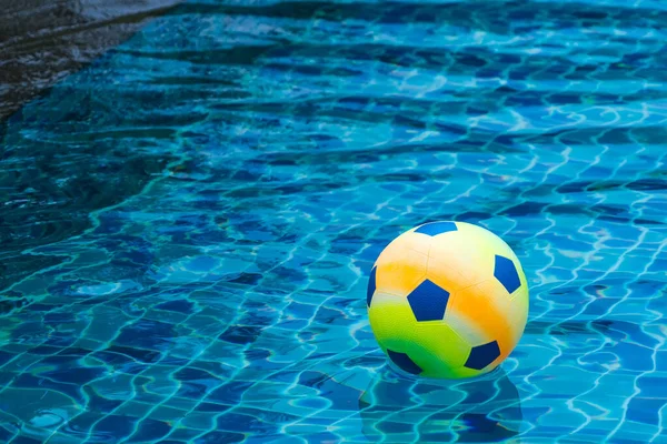 Inflatable Colorful Ball Floating Swimming Pool — Stock Photo, Image