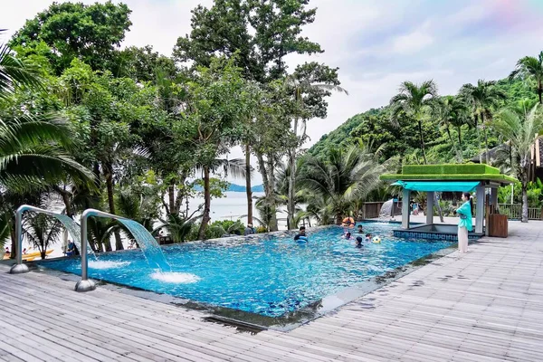 Rayong Thailand October 2022 Swimming Pool Prao Resort Koh Samet Images De Stock Libres De Droits