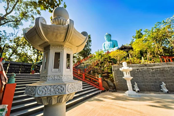 Lampang Ταϊλάνδη Δεκέμβριος 2022 Παραδοσιακό Ιαπωνικό Πέτρινο Φανάρι Στο Wat — Φωτογραφία Αρχείου