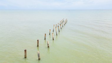 Sakin sulardan çıkan eski direklerle sahilin dinginliğini keşfetmek, meditasyon, fotoğrafçılık ya da doğanın güzelliğinin tadını çıkarmak için mükemmel bir zemin hazırlamak..