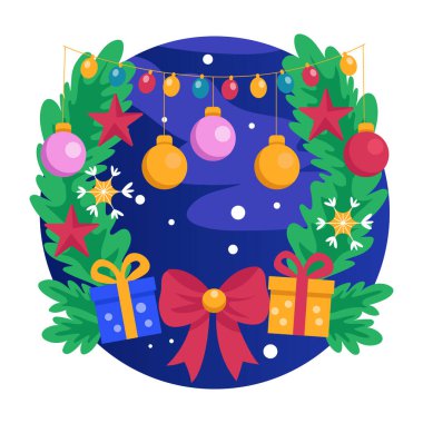 Düz stil ile gösterişli süslemeler 