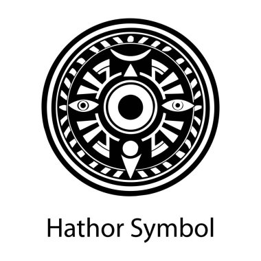 Hathor sembolünün bir simgesi. 