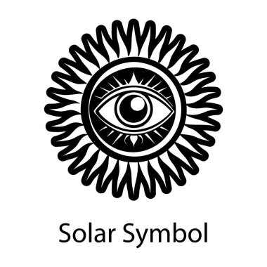 Güneş sembolünün bir simgesi. 