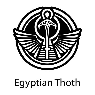 Mısır thoth 'unun doldurulmuş bir simgesi 