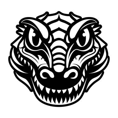 Timsah yüzü simgesi biçiminde 