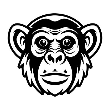 maymun logo vektör tasarımı