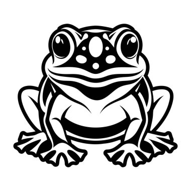 bir kurbağa vektör çizim