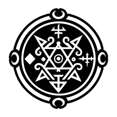 Glyph Biçim Simya ve Sihirli Semboller Simgeleri