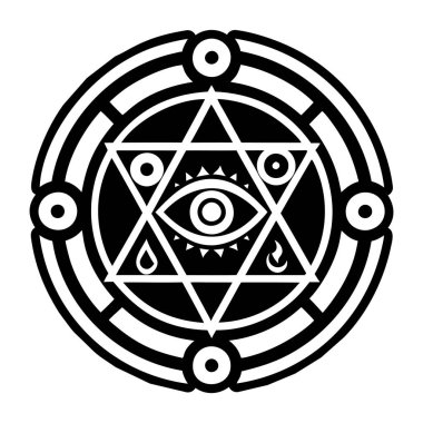 Glyph Biçim Simya ve Sihirli Semboller Simgeleri