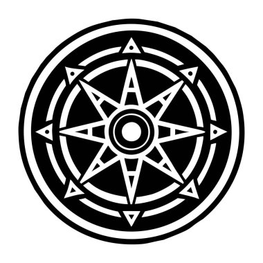  Kabartma Biçimli Sihirli İşaretler Simgeleri  