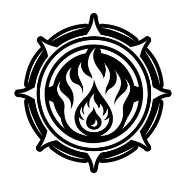  Kabartma Biçimli Sihirli İşaretler Simgeleri  