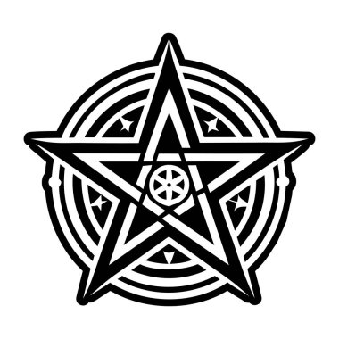  Kabartma Biçimli Sihirli İşaretler Simgeleri  