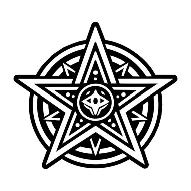  Kabartma Biçimli Sihirli İşaretler Simgeleri  